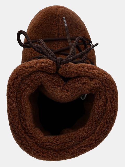 Moon Boot śniegowce MB ICON FLEECE kolor brązowy 80D1403080 M004