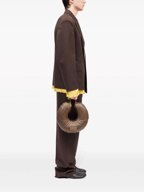 MM6 Maison Margiela Travel Pillow leather shoulder bag - Brown - zdjęcie produktu nr 2