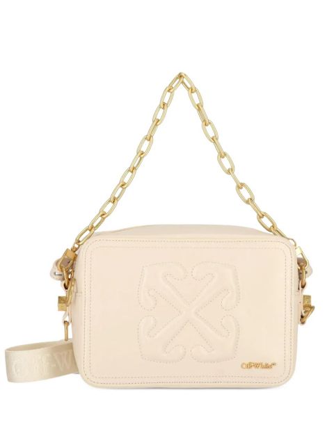 Off-White Arrows-motif chain-link clutch bag - Neutrals - zdjęcie produktu nr 1
