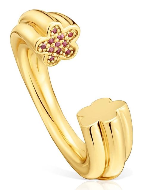 Tous pierścionek ze srebra pokrytego złotem 1950 - zdjęcie produktu nr 1