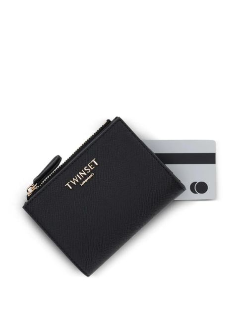 TWINSET zip wallet - Black