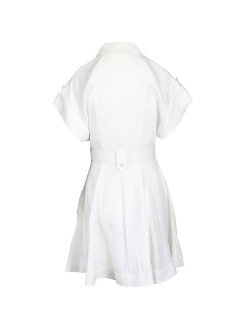 ZIMMERMANN belted v-neck dress - White - zdjęcie produktu nr 2