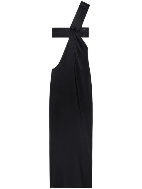 Courrèges twisted draped dress - Black - zdjęcie produktu nr 1