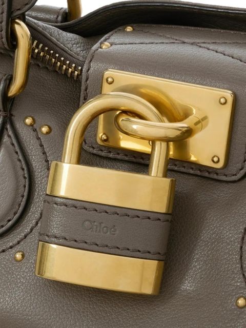 Chloé Paddington padlock detail shoulder bag - Grey - zdjęcie produktu nr 2