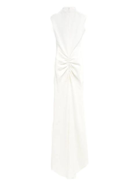 Jacquemus high-neck draped dress - White - zdjęcie produktu nr 2
