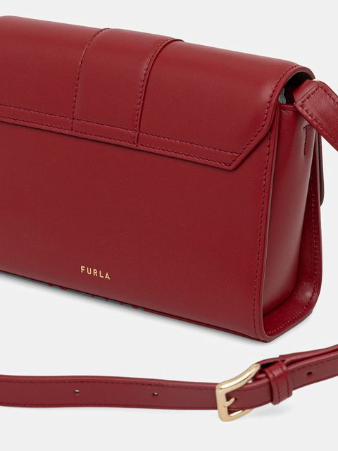Furla torebka skórzana kolor czerwony WB01683.BX3346.4021S