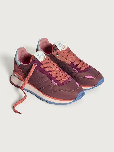 Hoff sneakersy TRACK & FIELD BURGUN damskie kolor bordowy 22517004 - zdjęcie produktu nr 2