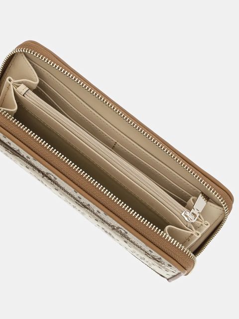 Guess portfel NEDA damski kolor beżowy SWJP96 54146