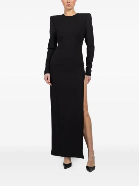 WARDROBE.NYC shoulder-pad maxi dress - Black - zdjęcie produktu nr 1