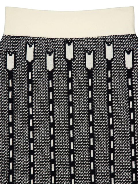 Johanna Ortiz Energy Matrix midi skirt - Black