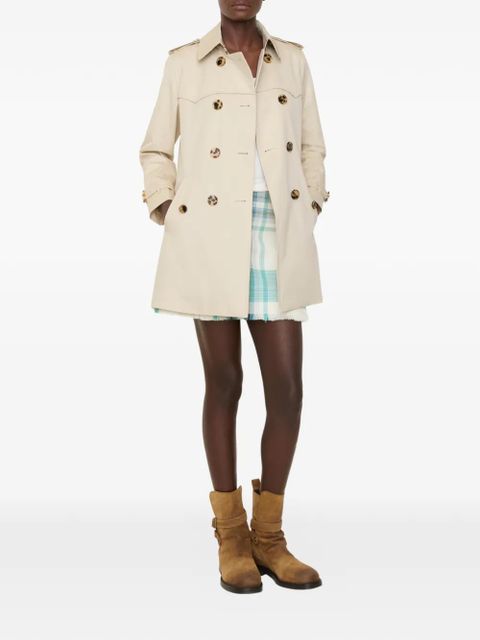 Burberry short Summerside gabardine trench coat​ - Neutrals - zdjęcie produktu nr 2
