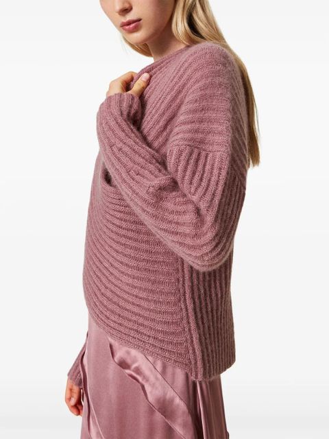 TWINSET ribbed-knit jumper - Pink