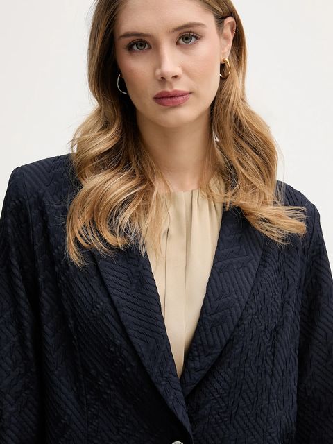 Joseph Ribkoff marynarka kolor granatowy jednorzędowa gładka 261196