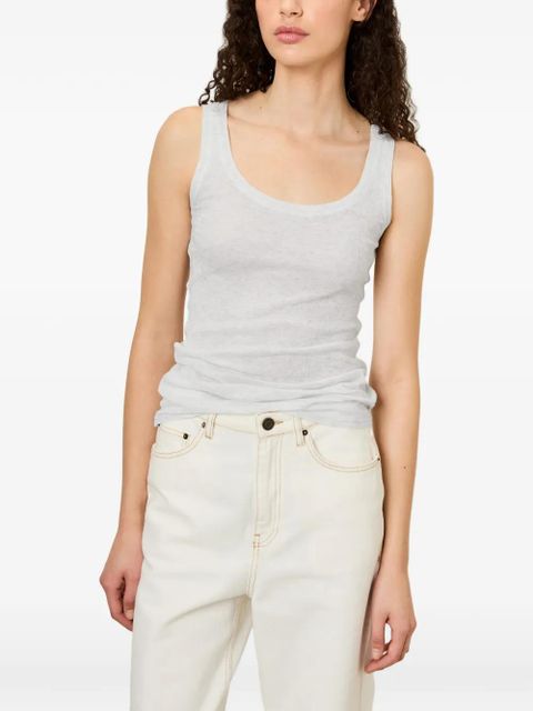 American Vintage Massachusetts scoop-neck tank top - Grey