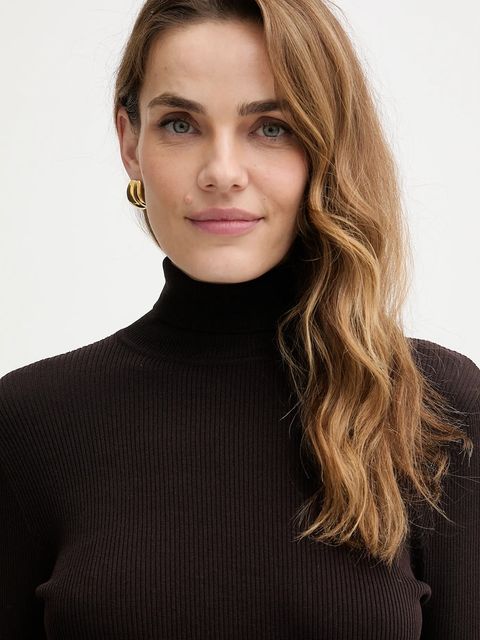 Morgan sukienka REGOYA kolor brązowy mini dopasowana REGOYA - zdjęcie produktu nr 2