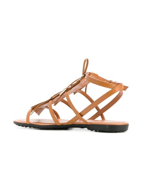 Tod's fringed sandals - Brown - zdjęcie produktu nr 2