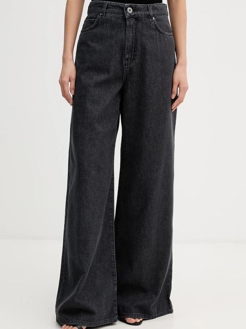 Weekend Max Mara jeansy VEGA damskie kolor czarny 2615181041600 - zdjęcie produktu nr 1