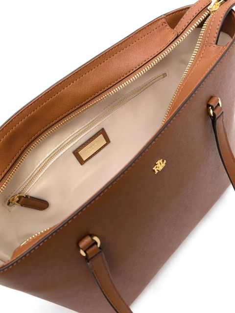 Lauren Ralph Lauren medium Karly leather tote bag - Brown