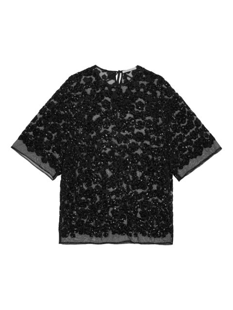 Cecilie Bahnsen Asra blouse - Black - zdjęcie produktu nr 1