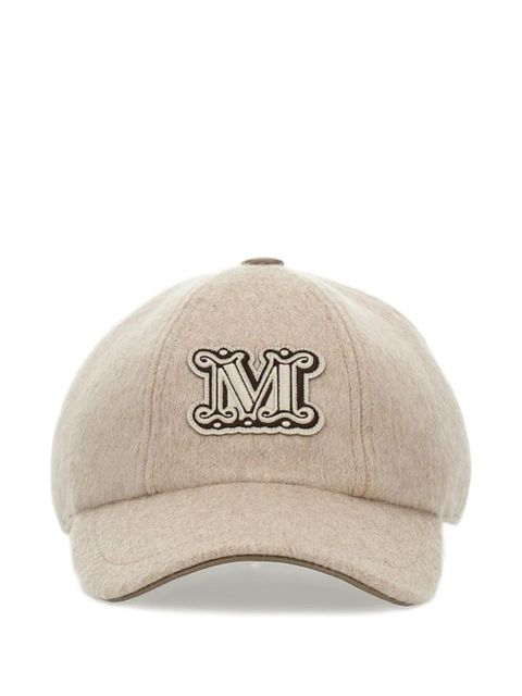 Max Mara logo-patch baseball cap - Brown - zdjęcie produktu nr 1