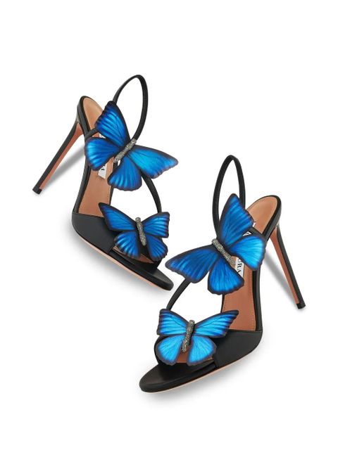 Aquazzura 105mm Babylon sandals - Black