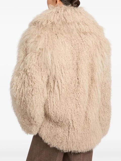 Yves Salomon shearling jacket - Neutrals