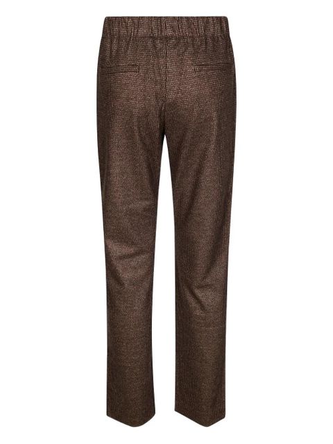 Weekend Max Mara elasticated-waistband straight trousers - Brown