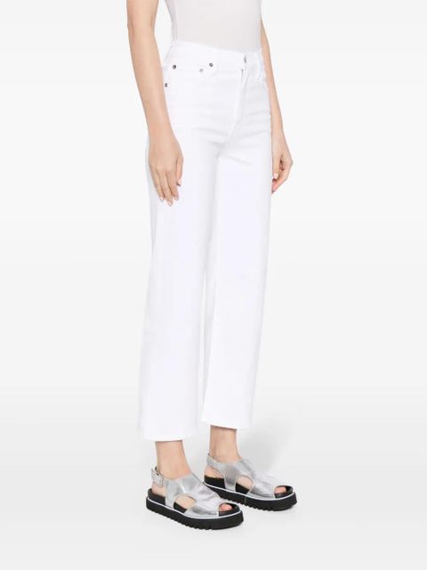 AGOLDE Harped straight-leg jeans - White