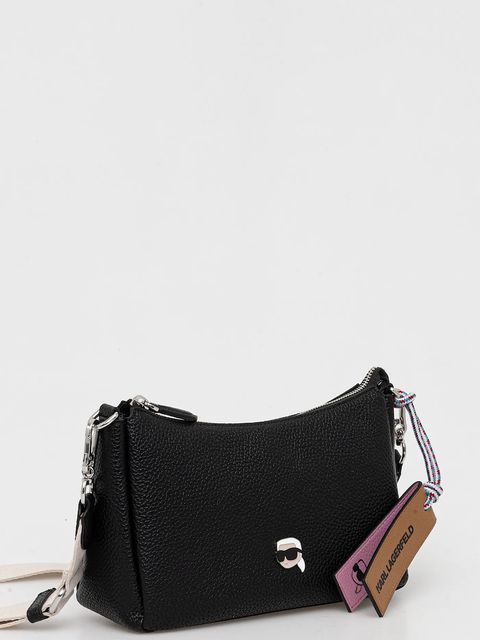 Karl Lagerfeld torebka IKON kolor czarny A4W30004 - zdjęcie produktu nr 2