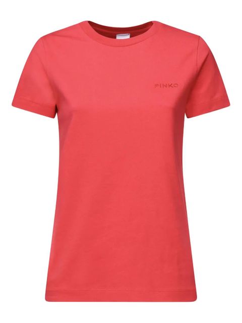 PINKO logo-embroidered T-shirt - zdjęcie produktu nr 1