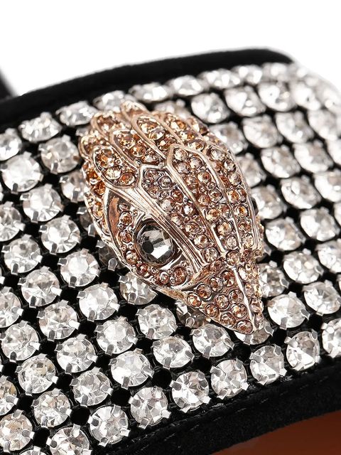 Kurt Geiger London klapki skórzane Kensington C Flat Sandal