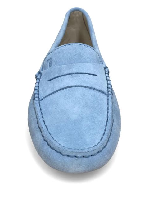 Tod's suede penny loafers - Blue