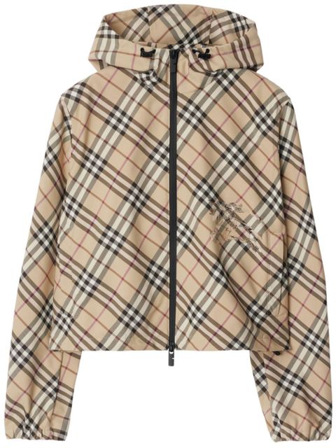 Burberry Check jacket - Neutrals - zdjęcie produktu nr 1