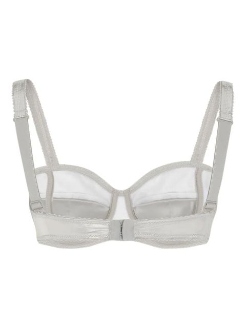 Dolce & Gabbana metallic balconette bra - Silver