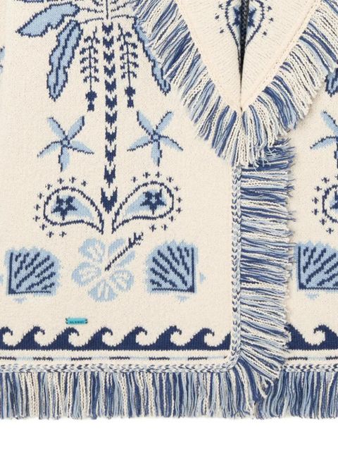 Alanui Echoes Of The Island belted cardi-coat - Neutrals