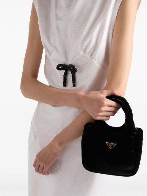 Prada sequined midi dress - White