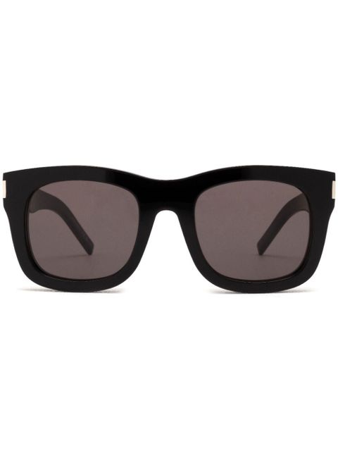 Saint Laurent Eyewear Monceau oversize-frame sunglasses - Black - zdjęcie produktu nr 1