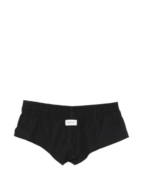 ENTIRE STUDIOS elasticated-waistband shorts - Black - zdjęcie produktu nr 2