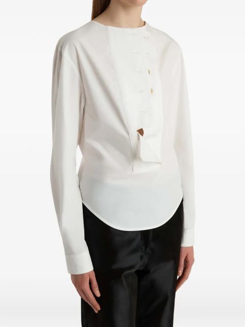 KHAITE Poe top - White