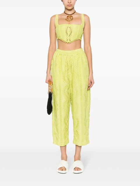 Charo Ruiz Ibiza Lya tapered trousers - Green - zdjęcie produktu nr 2