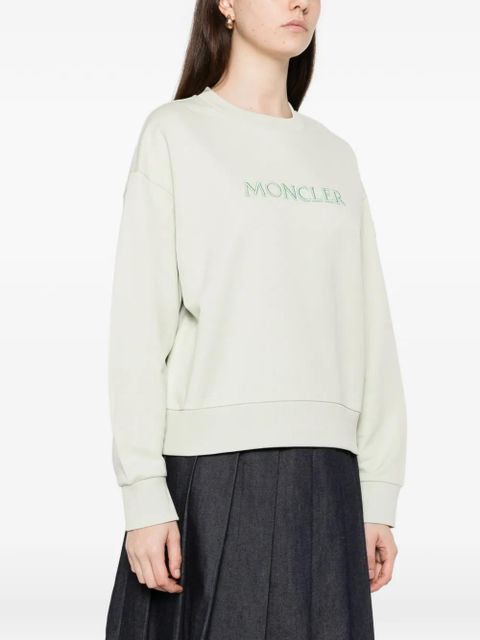 Moncler logo sweatshirt - Green