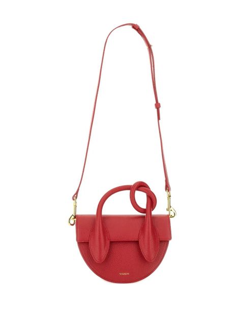 Yuzefi knotted-handle shoulder bag - Red