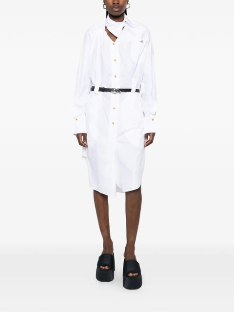 Vivienne Westwood Drunken button asymmetric mini dress - White - zdjęcie produktu nr 2
