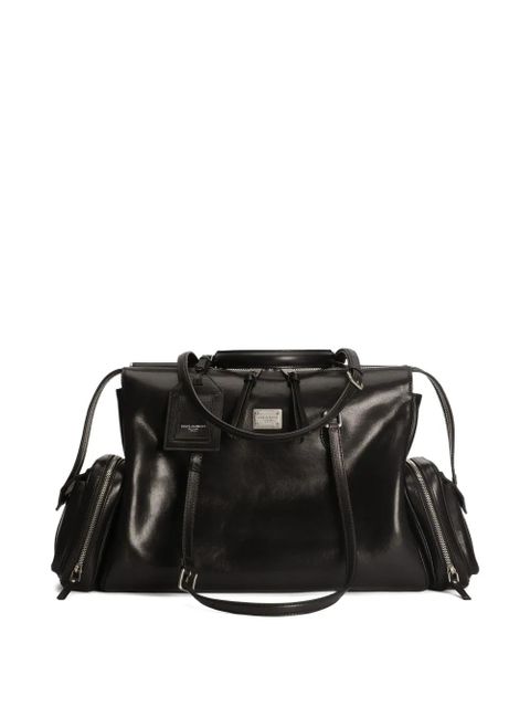 Dolce & Gabbana Vittoria zip pocket tote bag - Black - zdjęcie produktu nr 2