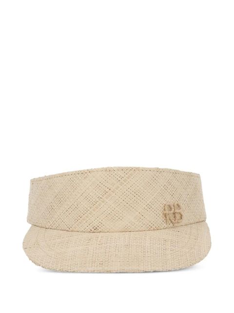 Ruslan Baginskiy woven logo-plaque visor - Neutrals