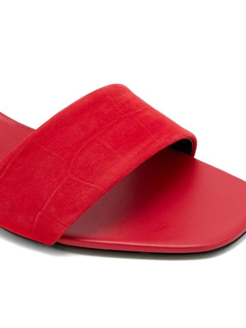 LouLou de Saison textured sara fina mules