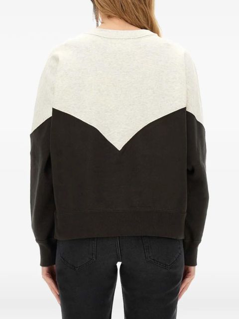 MARANT ÉTOILE Houston two-tone sweatshirt - Black