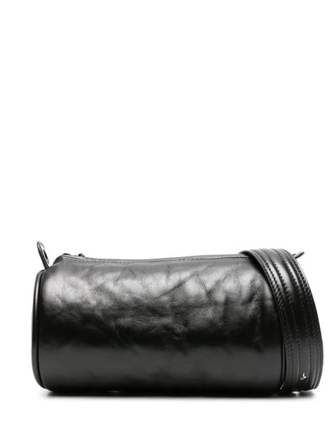 Marine Serre Billow leather crossbody bag - Black - zdjęcie produktu nr 1