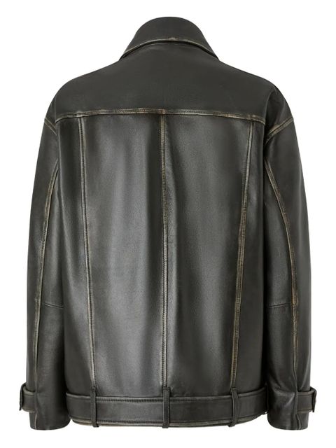PINKO leather jacket - Black - zdjęcie produktu nr 2