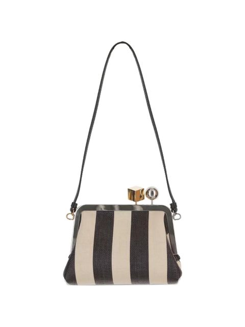 Jacquemus Berlingot striped shoulder bag - Neutrals - zdjęcie produktu nr 2
